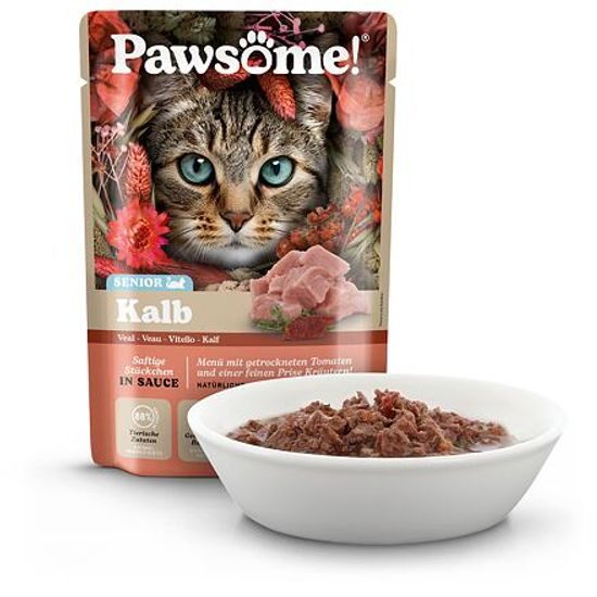 Pawsome! Senior s telecím masem 85 g