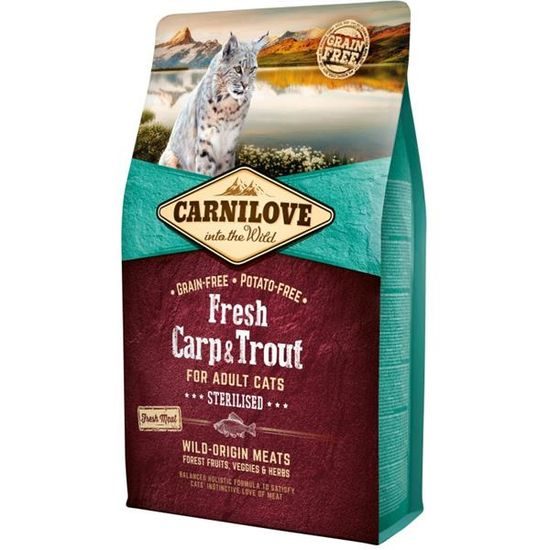 Carnilove Cat Fresh Carp & Trout Sterilized 2kg