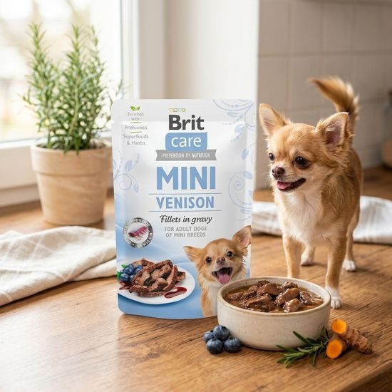 Brit Care Mini Venison fillets in gravy 85 g