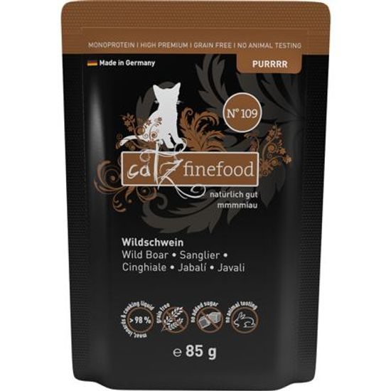 Catz finefood Kapsička CF Purr No.109 s kančím masem 85 g