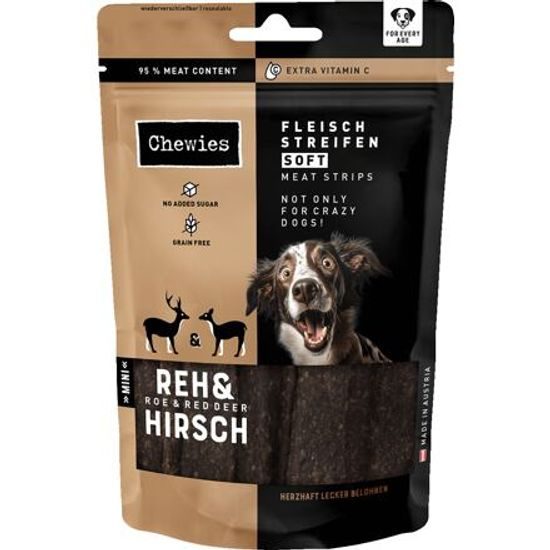 Chewies Fleischstreifen Soft Srnčí a jelení maso Mini 70 g