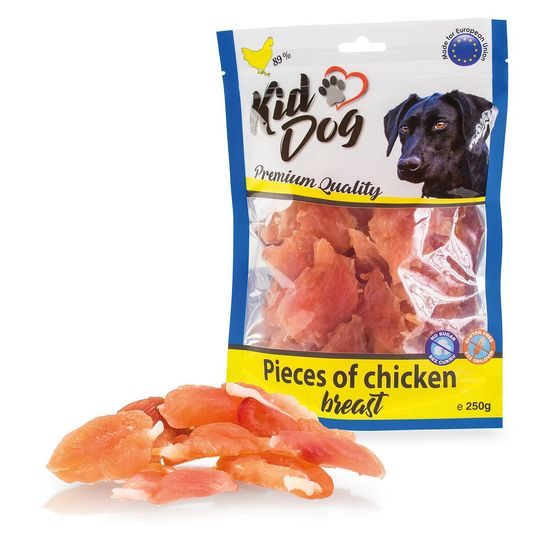 KidDog kousky kuřecích prsou 250 g