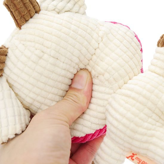 Reedog Plush Cow pískací hračka cordura + plyš 17 cm