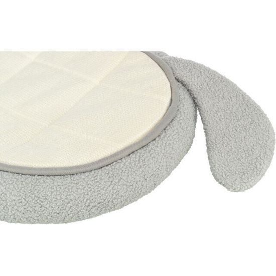 Trixie Junior pelech DOG oválný s nízkým okrajem 50 x 40 cm šedá