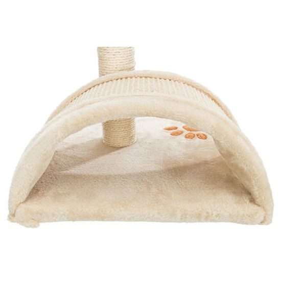 Trixie Škrábadlo VITORIA 43cm prolézací kruh + válec s odpočívadlem béžové