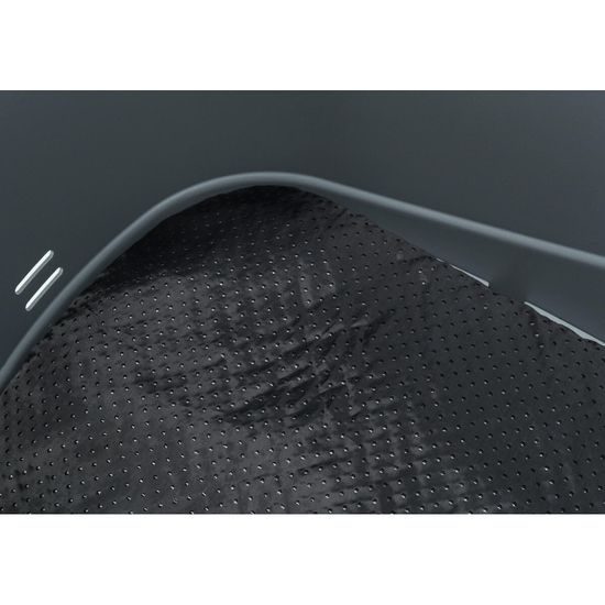 Trixie Plastový košík na zadní nosič s mřížkovou střechou 36x47x46cm šedý (max. 6kg)