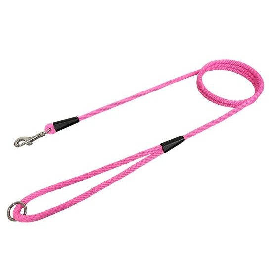 BAFPET Vodítko lano SPIRÁLA růžová
