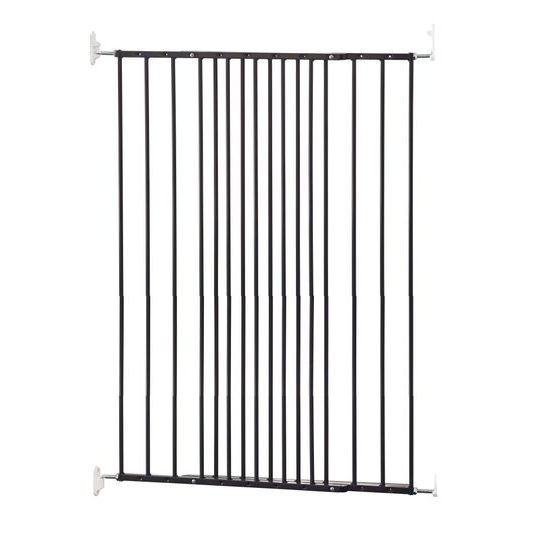 DogSpace Charlie extra vysoká prodlužovací brána 62-107cm šroubovací kovová černá