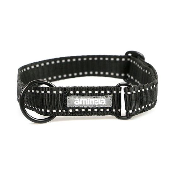 Aminela klasik obojek nepodšitý Sport & City malá plemena 16mm/25-40cm černá