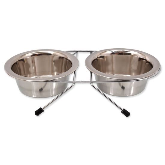 Dog fantasy Stojánek nerez souprava 13cm 2x0,38l