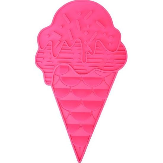 Flamingo Lízací podložka zmrzlina růžová 40cm