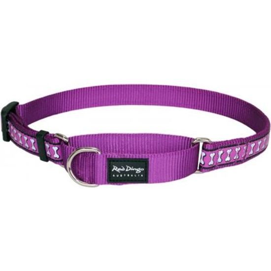 Red Dingo Obojek polostahovací 2,5cm x 41-62cm reflexní