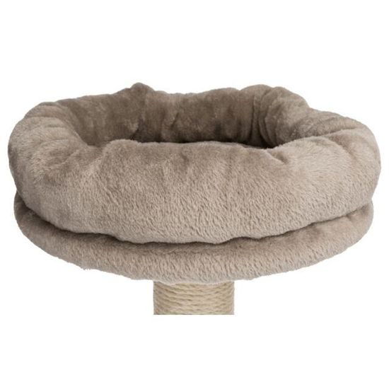 TRIXIE Škrabadlo FABIOLA, 4 sloupky, hamaka, jeskyně, 5 x podesta, 165 cm, šedá