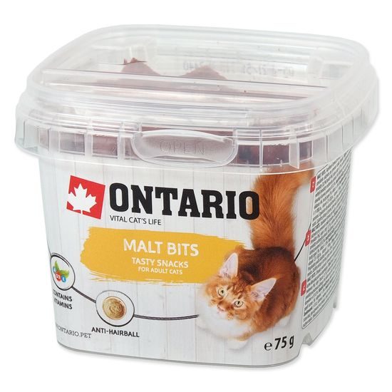 Ontario Pochoutka polštářky s malt pastou 75g