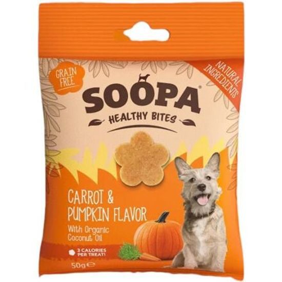 Soopa Pets Soopa Healthy Bites s mrkví a dýní 50 g