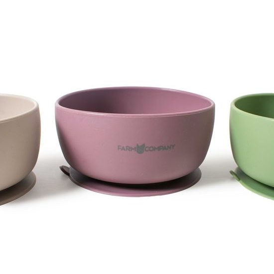 Farm Company silikonová cestovní miska s přísavkou