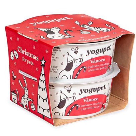 Yogupet Jogurty pro psy a kočky Vánoce