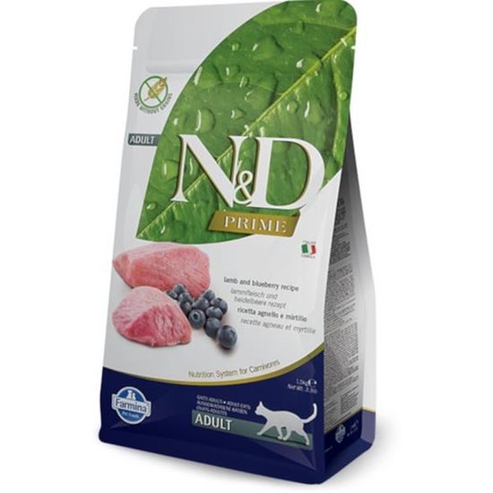 N&D PRIME Cat GF Lamb & Blueberry Adult 10 kg