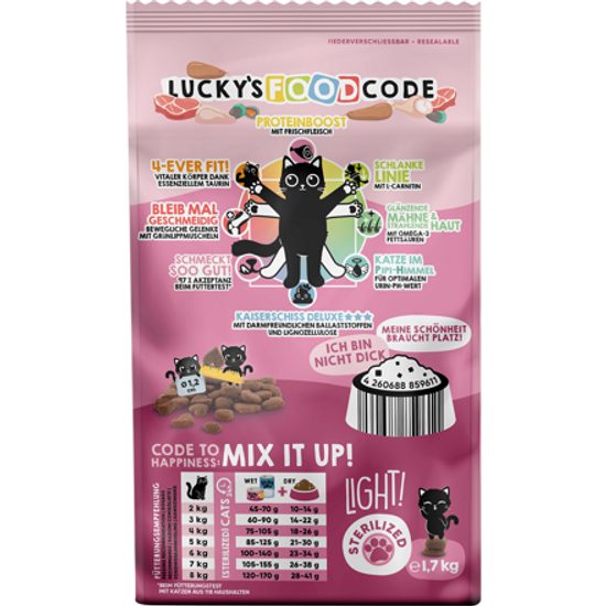 Lucky Lou Light Geflügel & Lamm s jehněčím 1,7 kg
