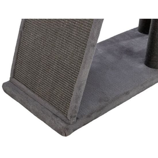 Trixie Škrabadlo ACTIVE 96x38 / 122 cm s lezeckou rampou šedá