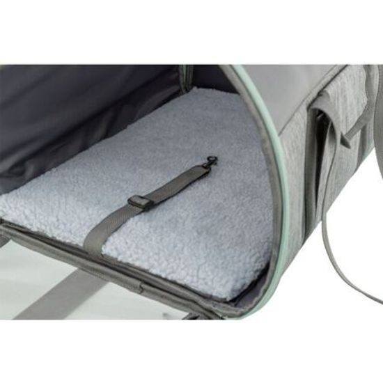 Trixie Transportní taška DILLON 33x 32x 54cm do 10kg šedá/mátová