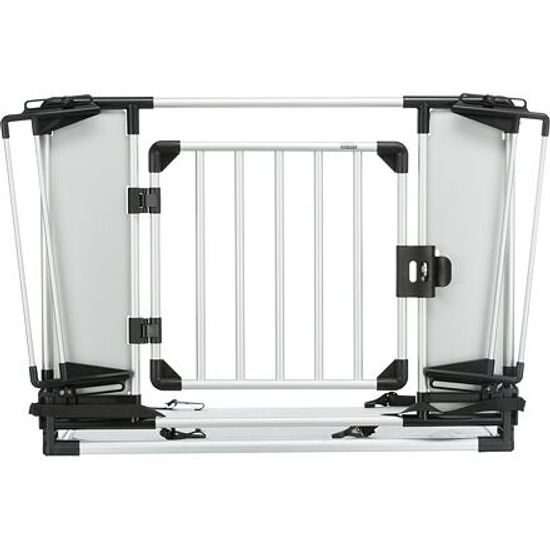 Trixie Univerzální zadní mřížka/mění kufr v přepravku 94-14x69x53cm světlešedá/stříbrná