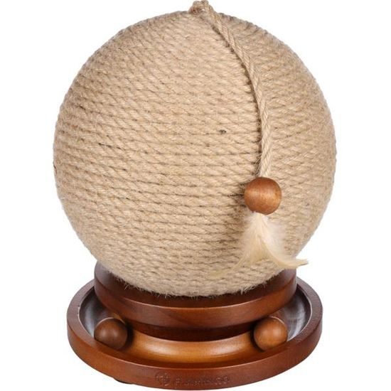 Flamingo Škrabadlo Isabella koule hnědá ∅ 21cm