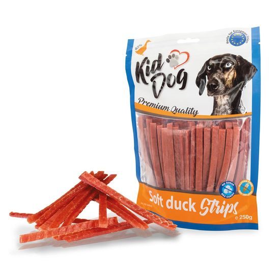 KidDog kachní proužek měkké masíčko 250 g
