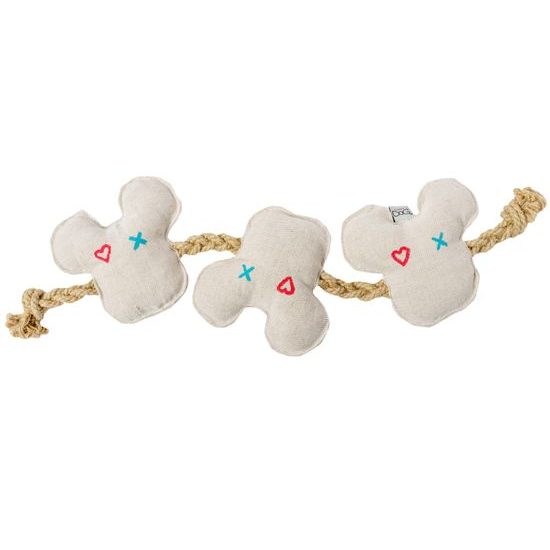 FUNKY DOG Slintoščata přírodní lanová hračka pro psa