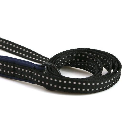 Aminela jednoduché vodítko nepodšité Sport & City pro malá plemena 16mm/150cm modrá