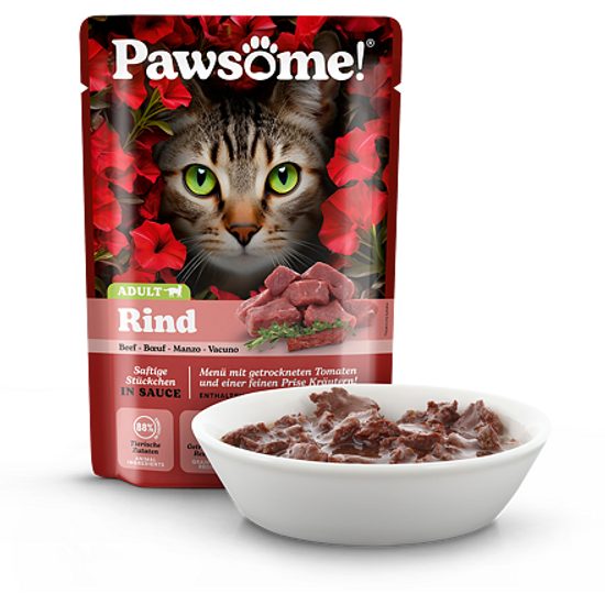 Pawsome! Adult s hovězím masem 85 g