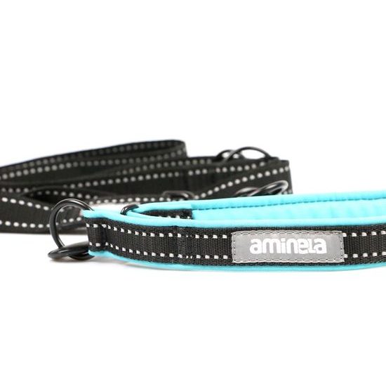 Aminela obojek polostahovací Sport & City 25mm/48cm + 5cm tyrkysová