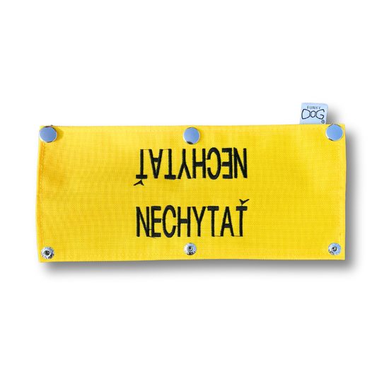 FUNKY DOG Žlutý návlek na vodítko