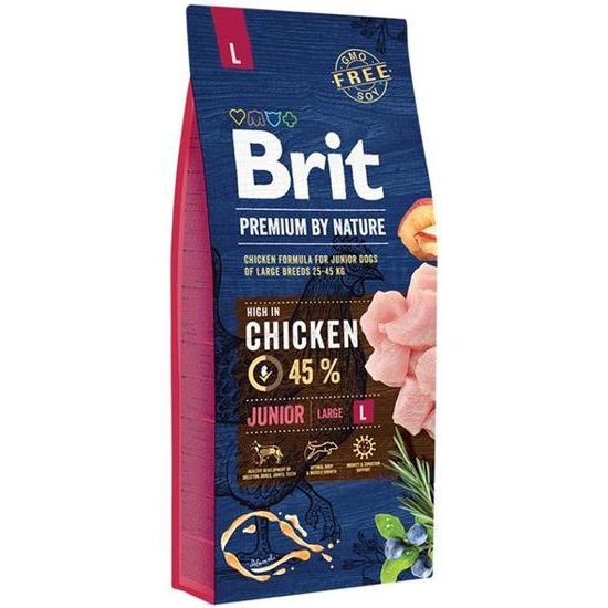 Brit Premium by Nature Dog Junior L 15 kg
