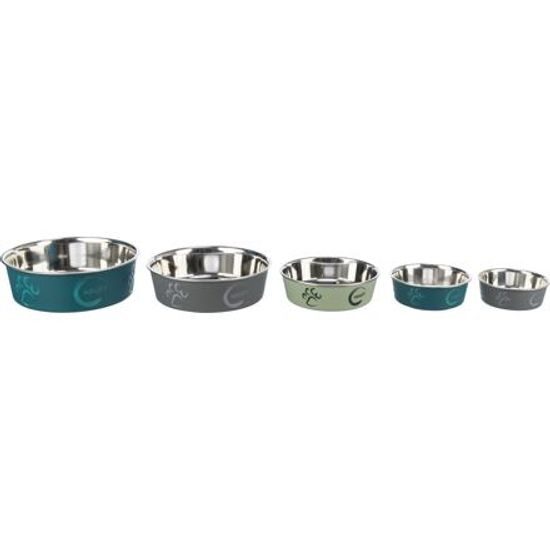 Trixie Nerez miska s různobarevným potiskem