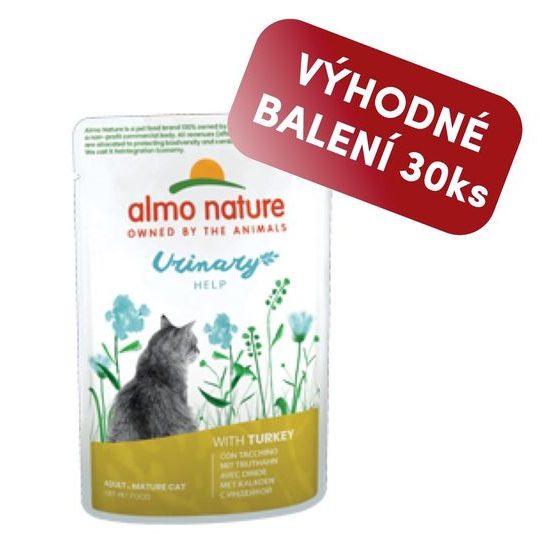 Almo Nature Holistic Urinary Help s krůtím 70g výhodné balení 30ks