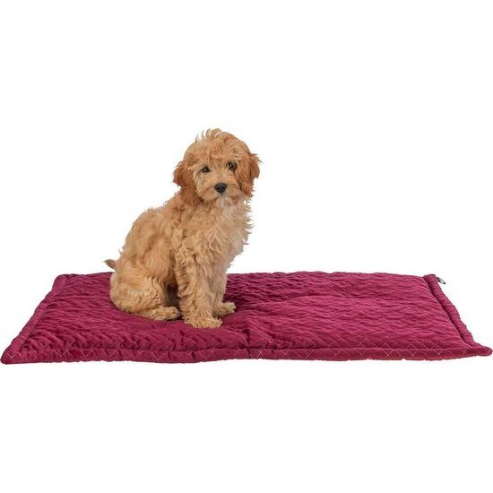 Trixie Vánoční podložka k ležení NATALYA 90 x 60 cm bordó