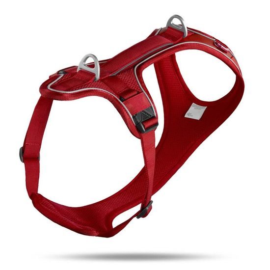 CURLI Postroj pro psy Belka Comfort Red M, 20-30 kg