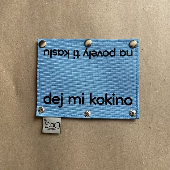 FUNKY DOG Návlek na vodítko originální nápisy