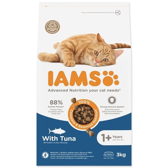 IAMS Krmivo Cat Adult Tuna 3kg