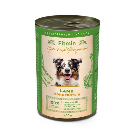Fitmin NP Konzerva jehněčí pro psy 400 g