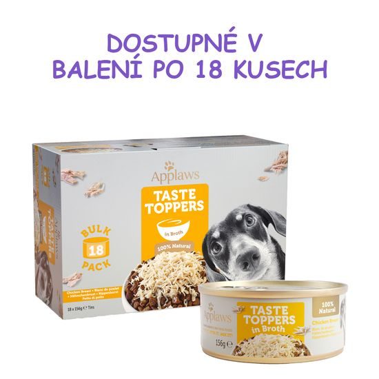 Applaws konzerva Dog Taste Toppers Broth