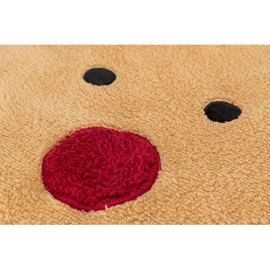 Trixie Xmas Cushion Moose vánoční kulatý polštář sob 60 cm fleece/plyš světlehnědá