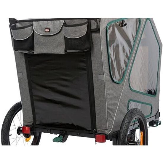 Trixie Vozík za kolo šedá/šalvějová