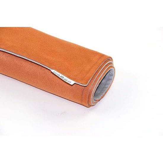 Aminela cestovní deka L 120x80 oranžová/šedá