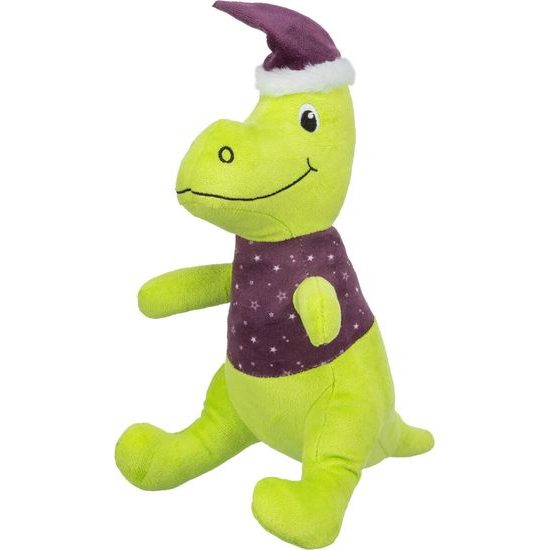 TRIXIE Xmas Dino vánoční plyšový dinosaurus 26 cm