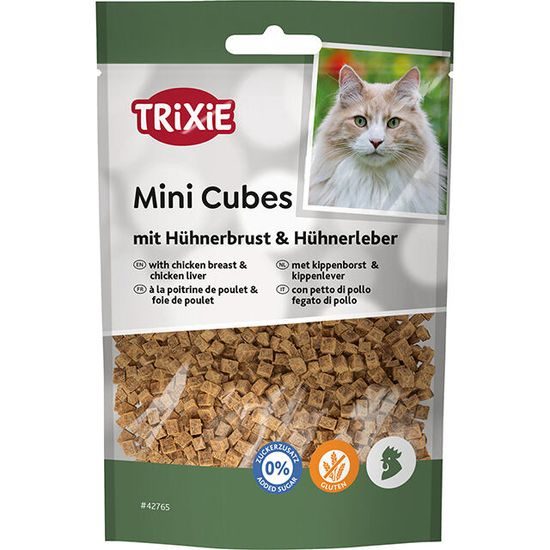 TRIXIE Mini Cubes kostičky s kuřecími prsy a játry 50 g