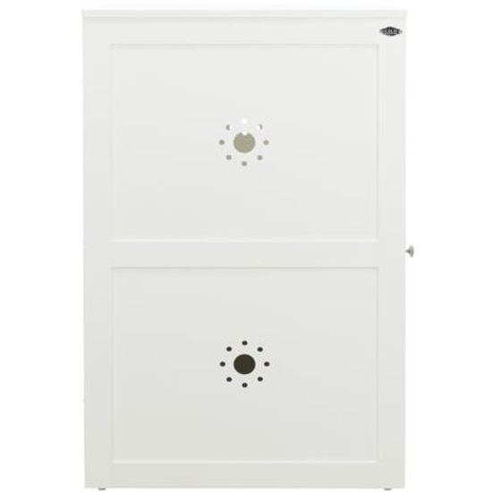 Trixie XL domek na kočičí toaletu 2 poličky MDF 53x90x58cm bílá