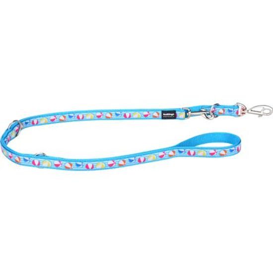 Red Dingo Vodítko přepínací 12 mm x 2 m Beach Ball Turquoise