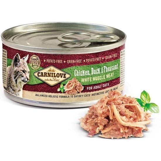 Carnilove Cat WMM konzerva Chicken Duck & Pheasant 100 g